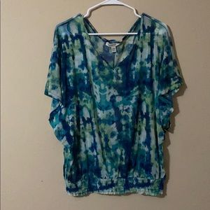 French Laundry Sheer Blouse. Large